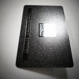 Fixe o carteira de identidade magnético ultraleve, cartão esperto de Rfid de Rfid CI da tira da prata da impressão