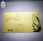 Cartão de sócio personalizado personalizado de alta qualidade do metal com número