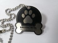 Etiquetas de cão feitas sob encomenda do logotipo do projeto do metal das etiquetas de aço inoxidável feitas sob encomenda por atacado da identificação do animal de estimação