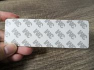 Etiqueta de alumínio lustrada do metal de aço inoxidável da placa do tipo do crachá de nome dos cartões com etiqueta de 3M