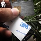 Etiqueta de alumínio lustrada do metal de aço inoxidável da placa do tipo do crachá de nome dos cartões com etiqueta de 3M