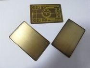 Cartões de bronze de bronze feitos sob encomenda do membro do VIP do metal com Chip Slot grande