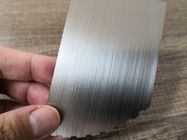 cartão de aço inoxidável escovado de prata Logo Printing do metal de 0.40mm