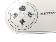 Cartões de seda do metal branco da cópia 0.3mm de aço inoxidável
