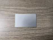 De aço inoxidável do cartão do metal RFID de NFC N-tage213 escovado para a entrada