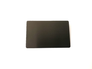 Cartão que pode escrever-se esperto Matt Black Brush Finish da identificação do negócio do metal de NFC QR