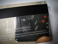 Sterling Silver Metal Membership Card com a listra magnética de Hico