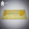 Cartões impermeáveis do metal do ouro, proteção diferente do cartão metálico de bronze do ouro do chapeamento
