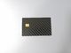 cartão da fibra do carbono de 85x54x0.8mm com a microplaqueta pequena do contato SLE4442