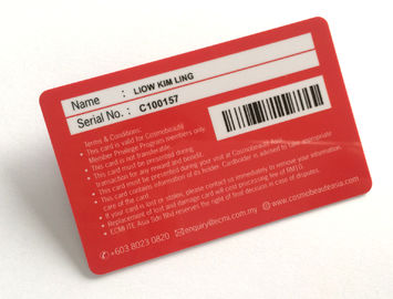 Carteira de identidade plástico do hotel, cartão sem contato imprimível programável profissional do PVC RFID da identificação Smart de NFC