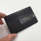 Cartão esperto do metal RFID de Nfc, segurança da microplaqueta de Rfid do cartão de crédito do negócio de aço inoxidável