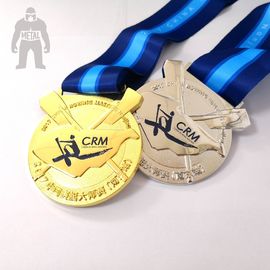 Cor chapeada medalhas de Rosa da prata do ouro do revestimento do basquetebol das crianças dos esportes disponível