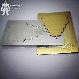 O logotipo feito sob encomenda do metal gravou o aço impresso de Stianless dos marcador do metal cor feita sob encomenda