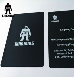 Silicone especial Goodfeeling dos cartões pretos matte lisos profissionais do metal