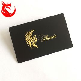 Preto matte de aço inoxidável e fundo diferente dos cartões do ouro revestido
