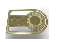 Metal Placemats do ouro/prata e pousas-copos com material do alumínio do logotipo do laser