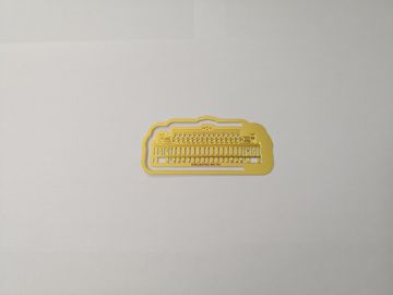 O metal feito sob encomenda do logotipo do OEM marca um endereço da Internet o espelho lustroso alto terminado com cinzelado