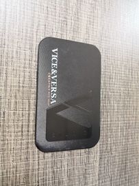 Logotipo feito sob encomenda gravado personalizado do OEM dos cartões de sócio do metal que protege o estilo novo