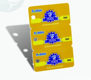 Espessura quadrada original dos cartões 3 in-1 0.3mm-1.0mm do PVC do plástico