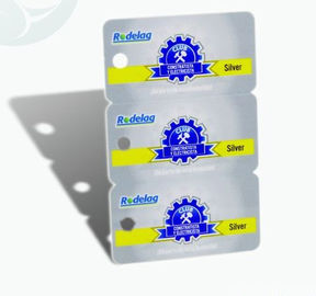 Espessura quadrada original dos cartões 3 in-1 0.3mm-1.0mm do PVC do plástico