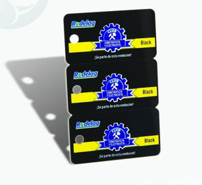 Espessura quadrada original dos cartões 3 in-1 0.3mm-1.0mm do PVC do plástico