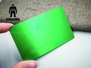 Espessura de aço anodizada colorida dos cartões 0,7 do VIP do metal da sublimação 304/0.8mm