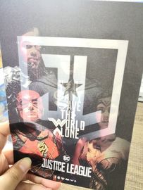 Cartões da liga de justiça 3D da C.C. do PVC do costume para Avertisement/promoção