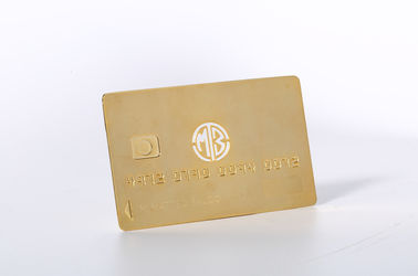 Cartão de sócio de aço inoxidável feito sob encomenda do metal para o revestimento lustroso do negócio