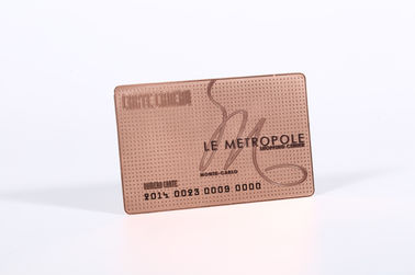Cartão de sócio de aço inoxidável feito sob encomenda do metal para o revestimento lustroso do negócio