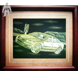 Arte home do quadro do metal da decoração, quadro de bronze de aço de alumínio da foto do metal