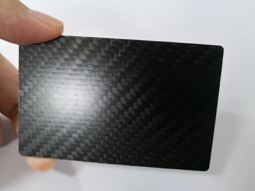 cartão da fibra do carbono de 85x54x0.8mm com a microplaqueta pequena do contato SLE4442
