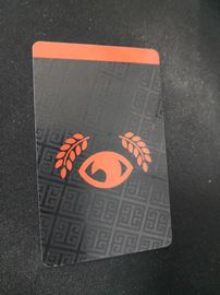 Os cartões plásticos do PVC de 100% com o ponto 4C UV da tira do ímã que imprime Matt surgem