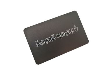 Placa de metal que grava cartões de aço inoxidável com superfície do resíduo metálico