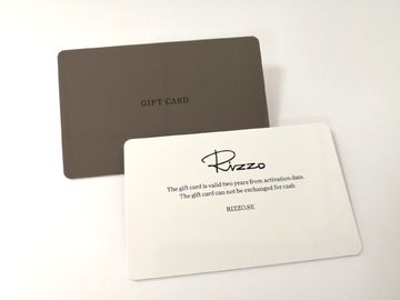 os cartões do PVC de 85.5x54x0.76mm, 4C/4C gearam o cartão cinzento da identificação da sociedade do RFID