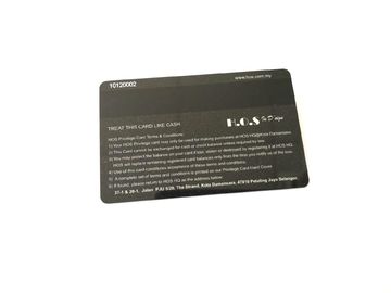 Do selo quente plástico do cartão de sócio da lealdade do PVC folha de prata Vip do código de barras de Cmyk