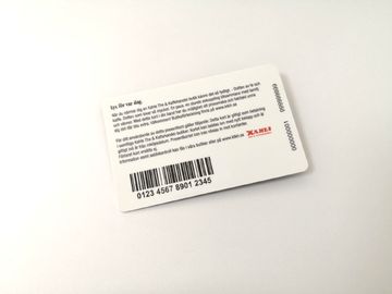 Do selo quente plástico do cartão de sócio da lealdade do PVC folha de prata Vip do código de barras de Cmyk