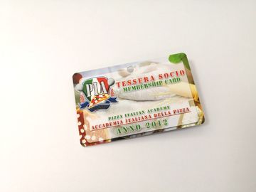 O furo da impressão perfurado cortou cartões do PVC/etiquetas chaves plásticas