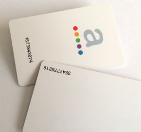Cartões de sócio plásticos impressos da promoção do presente da lealdade com cor dos códigos de barras CMYK