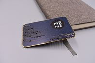 Revestimento personalizado da prata da escova da entrada da porta do cartão 13.56mhz do metal RFID