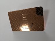O cartão de sócio de cobre do negócio de 0.5mm Shinny geado