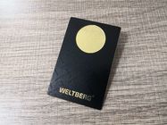 cartão do metal RFID do ouro de 0.2mm para o cacifo do Gym da entrada da porta