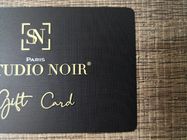 O laser de bronze feito sob encomenda de Matte Black Metal Business Cards grava