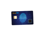 Cartão de crédito esperto do acesso da biométrica do cartão da impressão digital da alta segurança