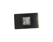 O cartão N-tage213/215/216 do metal RFID de Nfc personalizou a prata preta