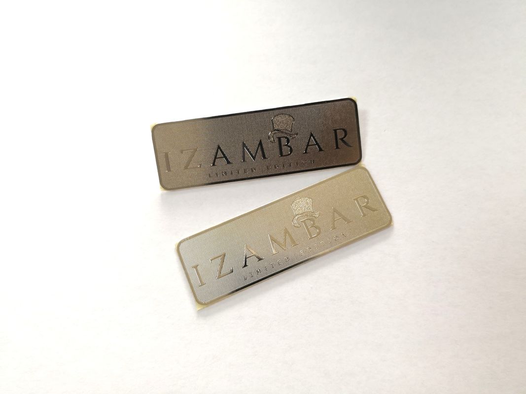 Placas duráveis da etiqueta do metal, saco de aço inoxidável ou etiqueta do tipo da placa de nome da roupa